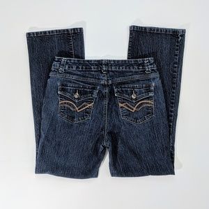 Nine West Westend Bootcut High Rise Jeans 8 Short